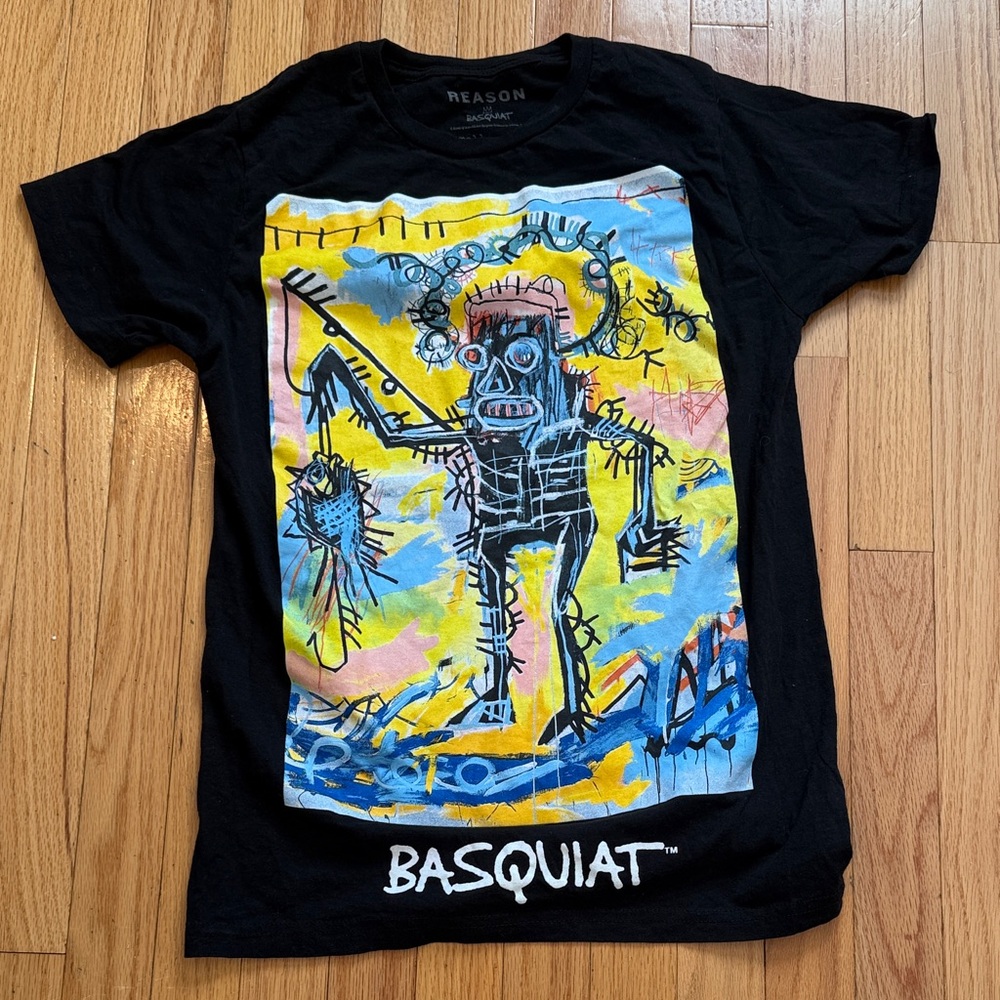 Basquiat Black Graphic T-Shirt